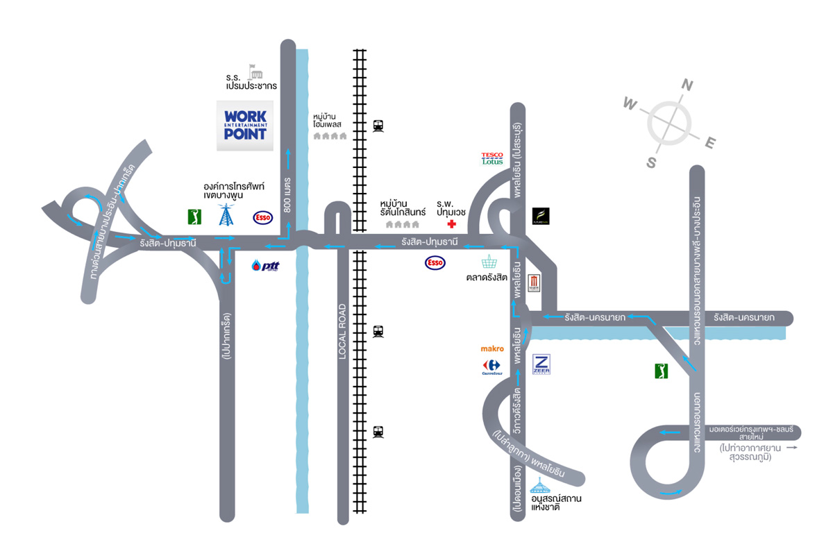 แผนที่ที่ตั้ง Work Entertainment Point